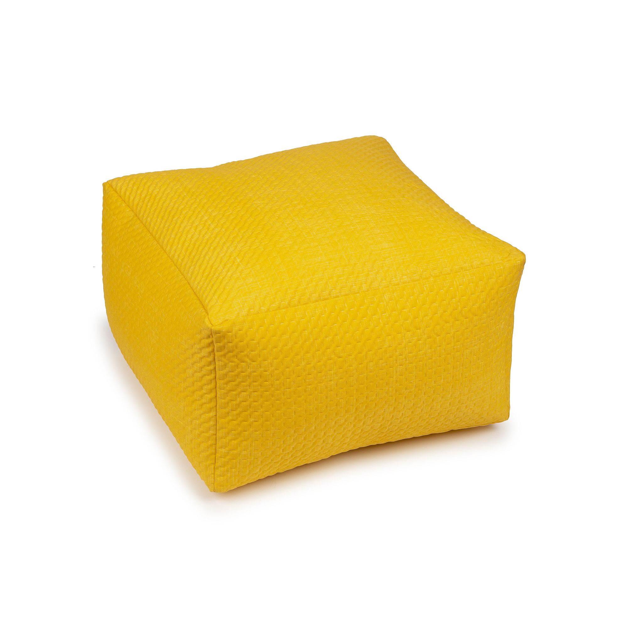 Sonoma Goods For Life® Dash Pinsonic Quilted Indoor Outdoor Square Pouf, Y