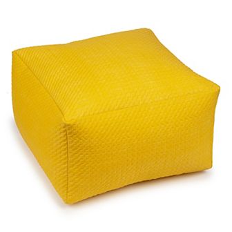 Sonoma Goods For Life® Dash Pinsonic Quilted Indoor Outdoor Square Pouf