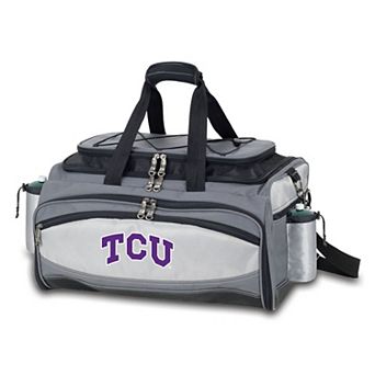 Picnic Time TCU Horned Frogs Vulcan Portable Propane Grill & Cooler Tote