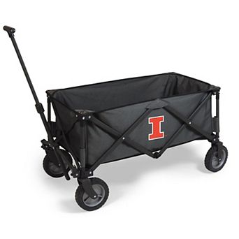 Picnic Time Illinois Fighting Illini Adventure Portable Utility Wagon