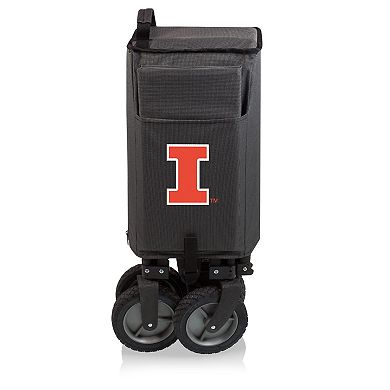 Picnic Time Illinois Fighting Illini Adventure Portable Utility Wagon