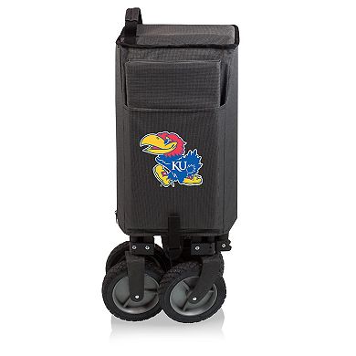 Picnic Time Kansas Jayhawks Adventure Portable Utility Wagon