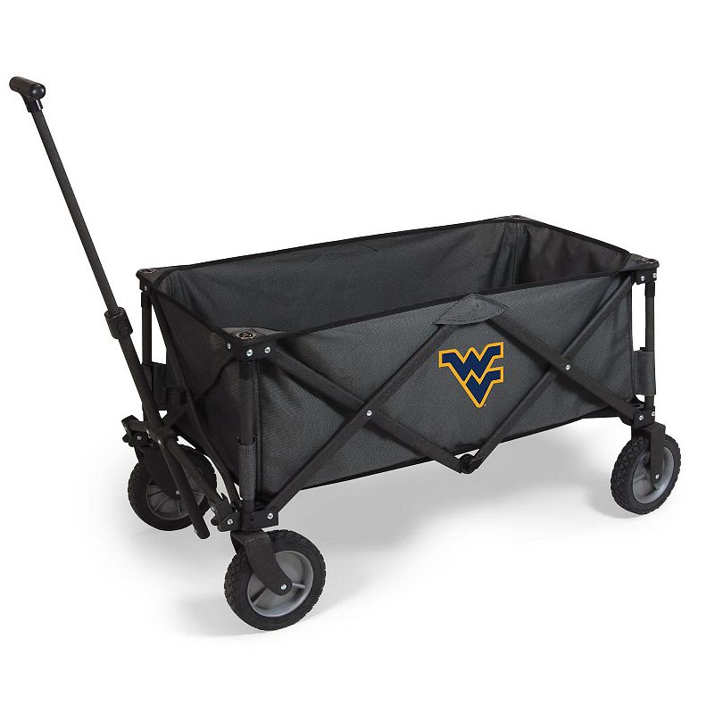 Picnic Time West Virginia Mountaineers Adventure Portable Utility Wagon, Gr