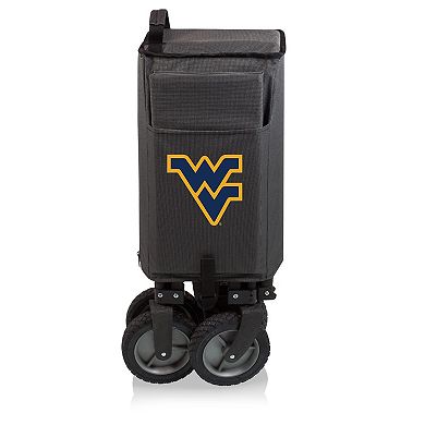 Picnic Time West Virginia Mountaineers Adventure Portable Utility Wagon