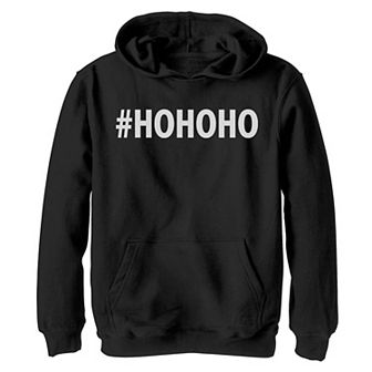 Boys 8-20 Fifth Sun Hashtag Hohoho Christmas Graphic Fleece Hoodie