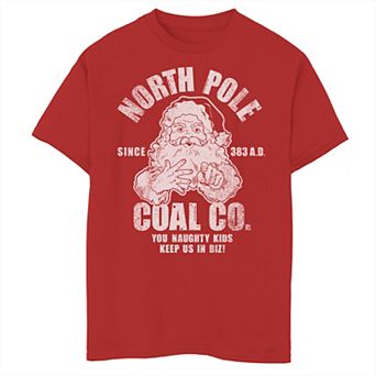 Boys 8-20 Fifth Sun North Pole Coal Christmas Graphic Tee