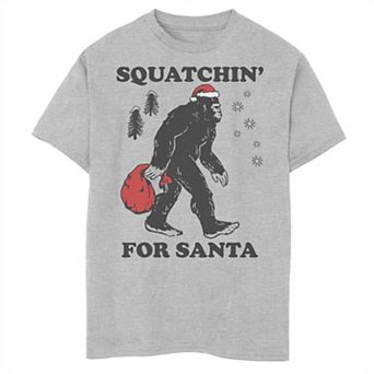 Boys 8-20 Lost Gods Squatchin For Santa Graphic Tee
