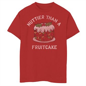 Boys 8-20 Nuttier Than A Fruitcake Christmas Graphic Tee