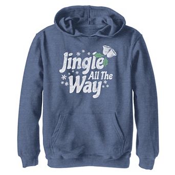 Boys 8-20 Jingle All The Way Bells Christmas Graphic Fleece Hoodie