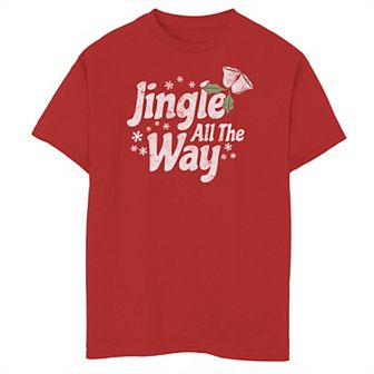 Boys 8-20 Jingle All The Way Bells Christmas Graphic Tee