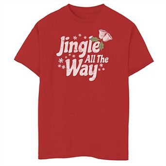 Boys 8-20 Jingle All The Way Bells Christmas Graphic Tee