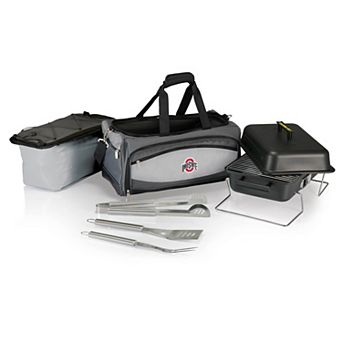 Picnic Time Ohio State Buckeyes Portable Propane Grill & Cooler Tote