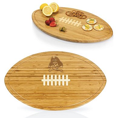 Picnic Time East Carolina Pirates Kickoff Football Cutting Board & Serving Tray