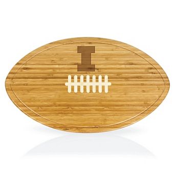 Picnic Time Illinois Fighting Illini Kickoff Football Cutting Board & Serving Tray