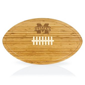 Picnic Time Mississippi State Bulldogs Kickoff Football Cutting Board & Serving Tray
