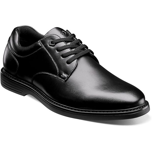 Black 12 Men's Slip-Resistant Oxford Work Shoes