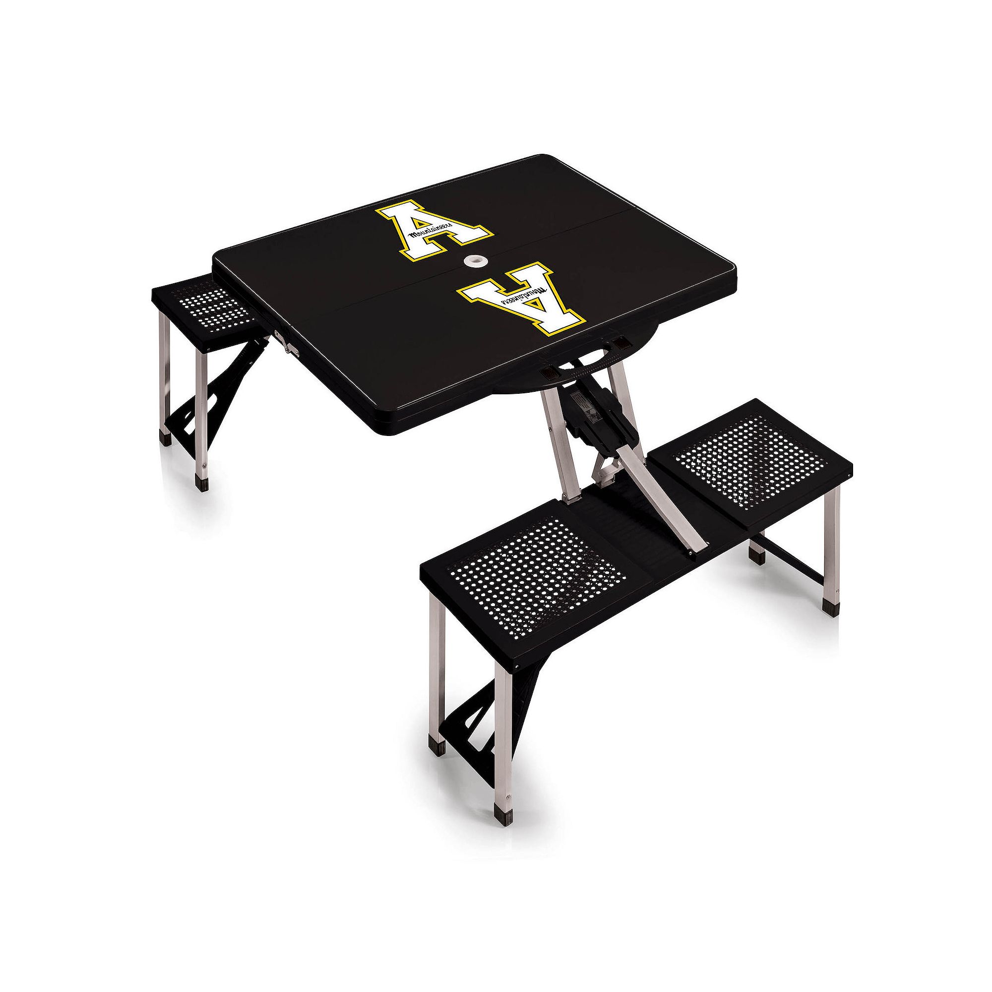 Picnic Time Appalachian State Mountaineers Picnic Table Portable Folding Ta