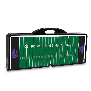 Picnic Time Kansas State Wildcats Picnic Table Portable Folding Table with Seats