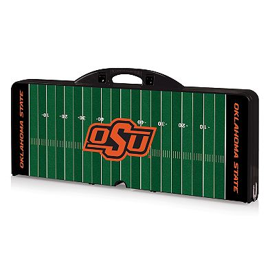 Picnic Time Oklahoma State Cowboys Picnic Table Portable Folding Table with Seats