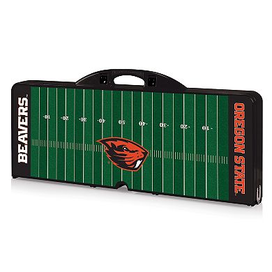 Picnic Time Oregon State Beavers Picnic Table Portable Folding Table with Seats