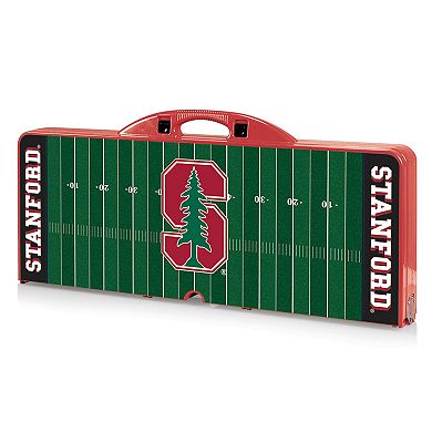 Picnic Time Stanford Cardinal Picnic Table Portable Folding Table with Seats