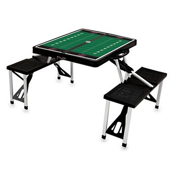 Picnic Time Texas A&M Aggies Picnic Table Portable Folding Table with Seats
