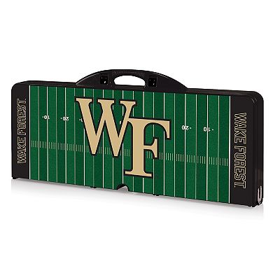 Picnic Time Wake Forest Demon Deacons Picnic Table Portable Folding Table with Seats
