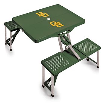 Picnic Time Baylor Bears Picnic Table Portable Folding Table with Seats