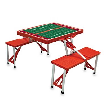 Picnic Time Iowa State Cyclones Picnic Table Portable Folding Table with Seats