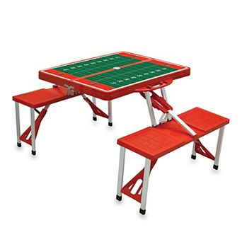 Picnic Time Louisville Cardinals Picnic Table Portable Folding Table with Seats