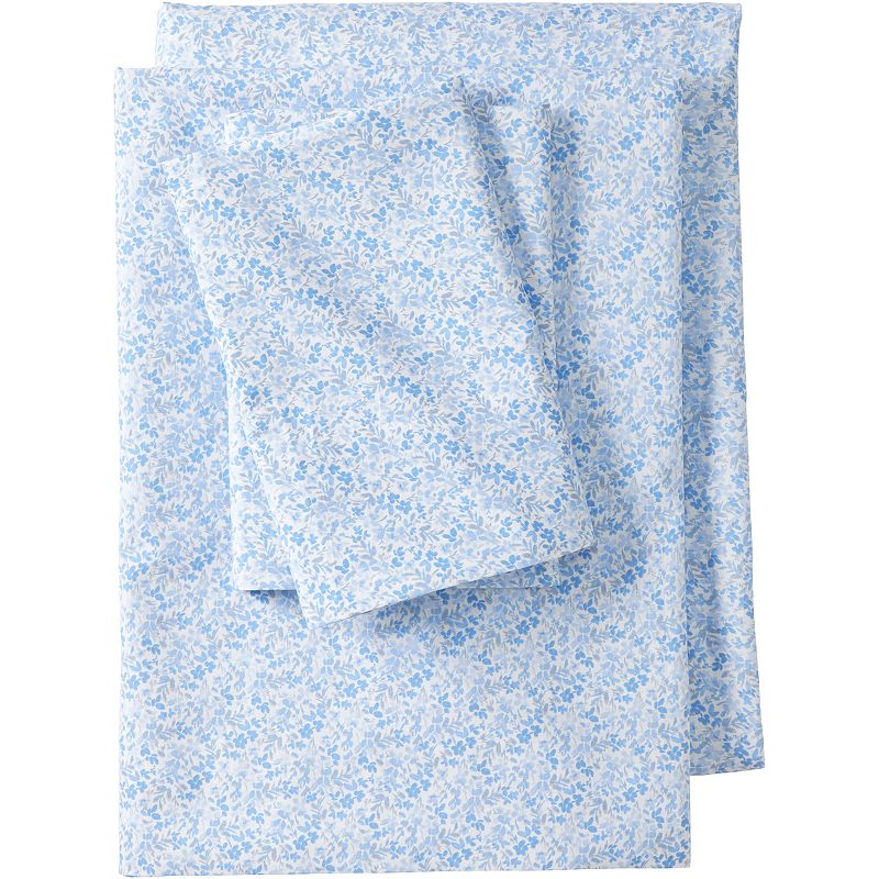 37462597 Lands End Supima Cotton Percale Printed Sheet Set, sku 37462597