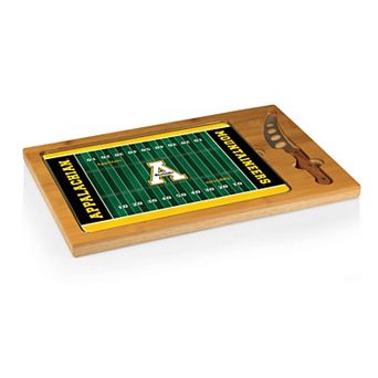 Picnic Time Appalachian State Mountaineers Icon Glass Top Cutting Board & Knife Set