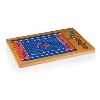 Picnic Time Boise State Broncos Icon Glass Top Cutting Board & Knife Set