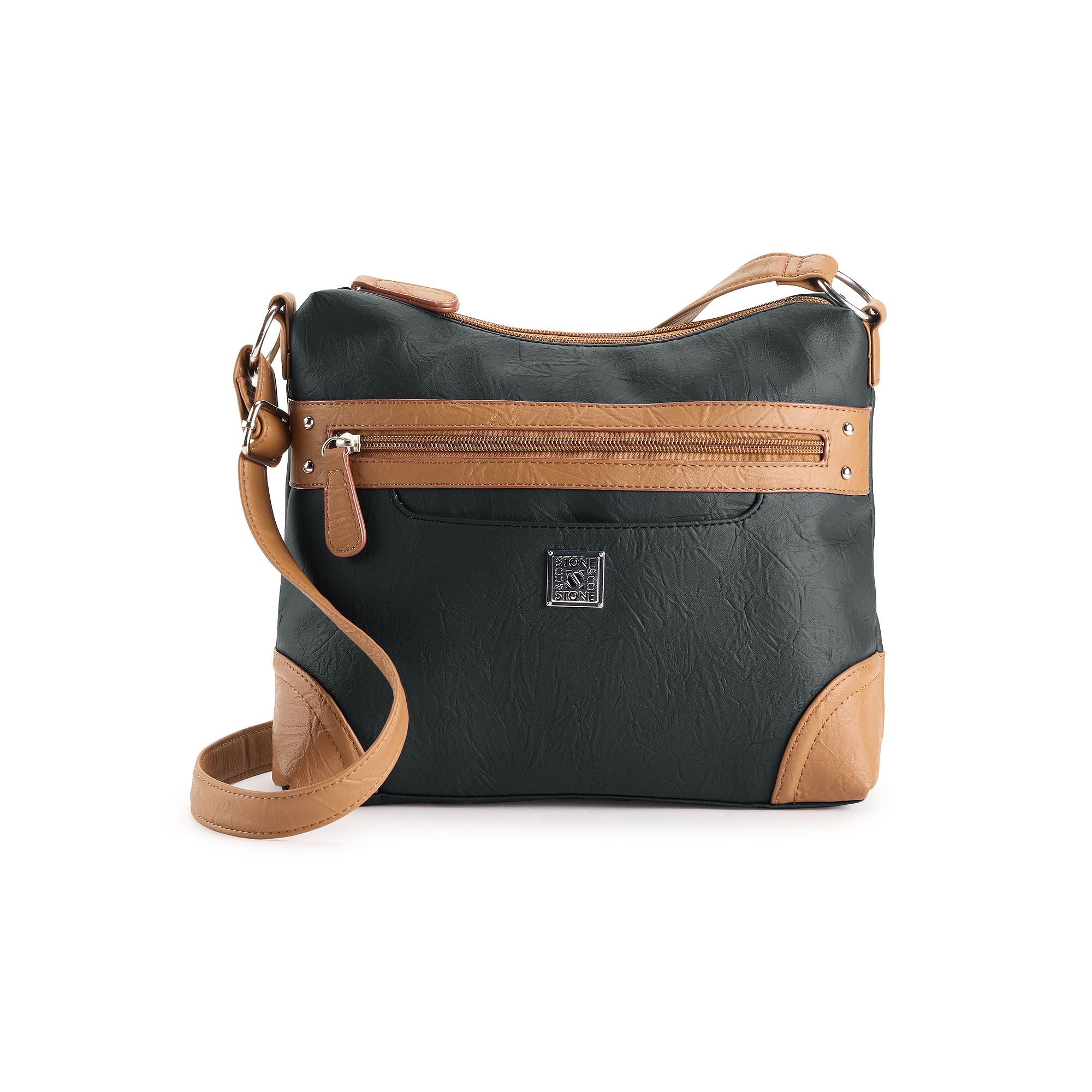 Stone & Co. Nancy Leather Hobo Bag, Black