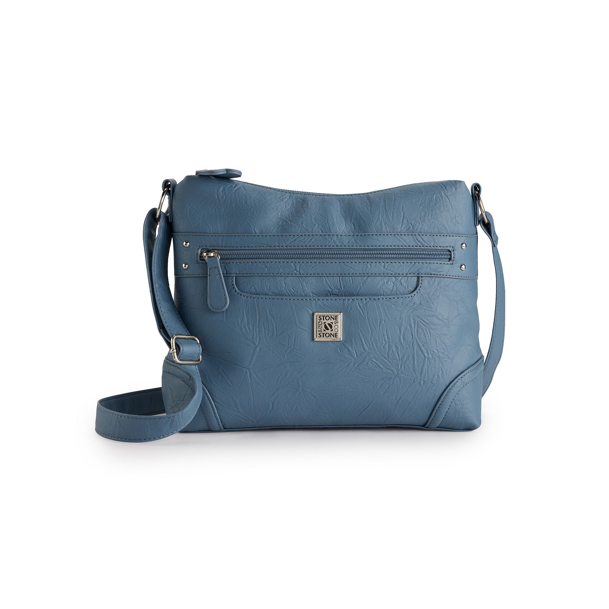 Stone & Co. Nancy Leather Hobo Bag, Blue