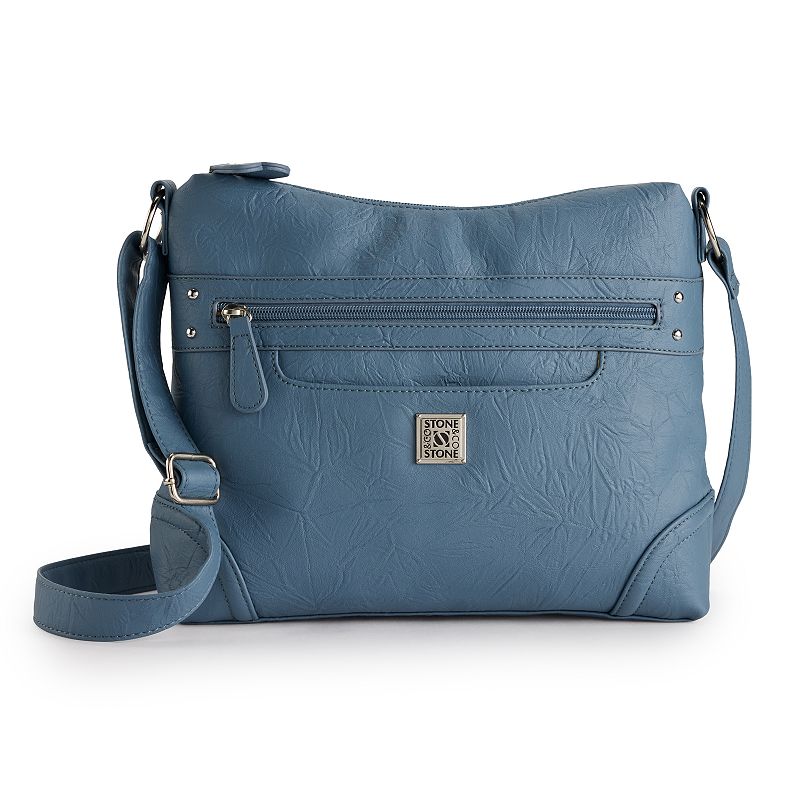 Stone & Co. Nancy Leather Hobo Bag, Blue