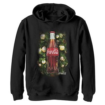 Boys 8-20 Coca-Cola Holiday Christmas Bottle Ornament Graphic Fleece Hoodie