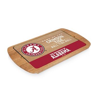 Picnic Time Albama Crimson Tide Glass Top Serving Tray