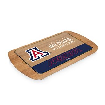Picnic Time Arizona Wildcats Glass Top Serving Tray