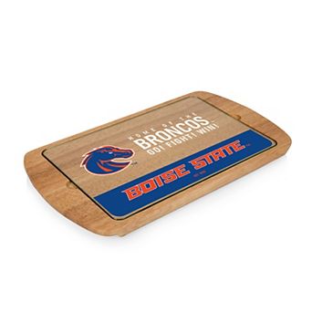 Picnic Time Boise State Broncos Glass Top Serving Tray