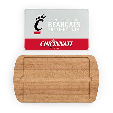 Picnic Time Cincinnati Bearcats Glass Top Serving Tray