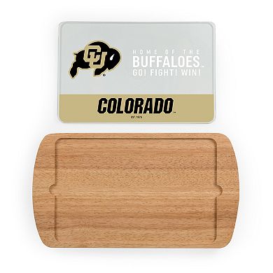 Picnic Time Colorado Buffaloes Glass Top Serving Tray