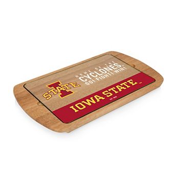 Picnic Time Iowa State Cyclones Glass Top Serving Tray