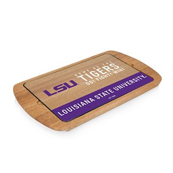 Picnic Time LSU Tigers Glass Top Serving Tray