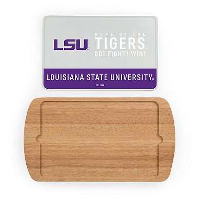 Picnic Time LSU Tigers Glass Top Serving Tray