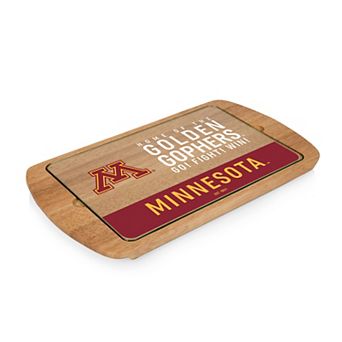 Picnic Time Minnesota Golden Gophers Glass Top Serving Tray