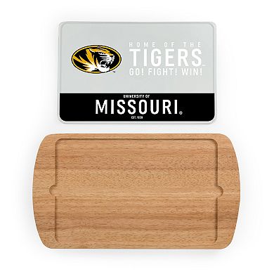 Picnic Time Missouri Tigers Glass Top Serving Tray