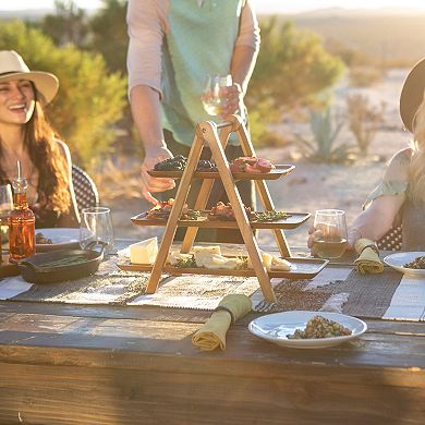 Picnic Time Texas Tech Red Raiders Tiered Ladder Serving Station