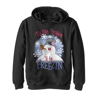 Boys 8-20 Frosty The Snowman 'Tis The Season To Be Freezin' Graphic Fleece Hoodie