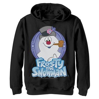 Boys 8-20 Frosty The Snowman Portrait Logo Graphic Fleece Hoodie